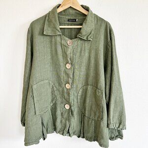 100% Linen Swing Jacket